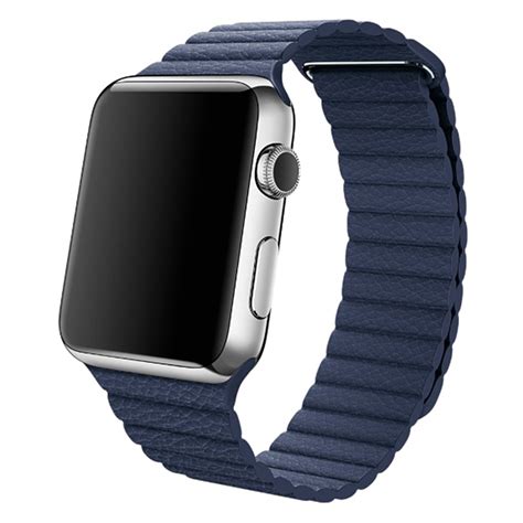 apple watch magnetic leather band